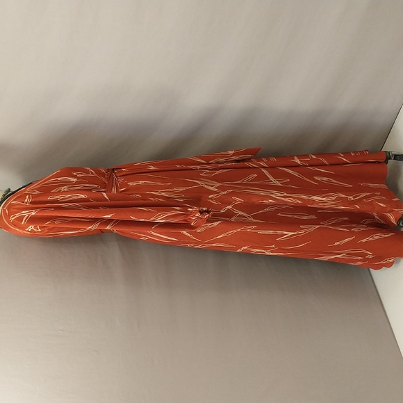 Diarrblu Wrap Dress Wide Flare Skirt Made in Senegal Soft Fabric Feminine Flirty - Picture 4 of 10